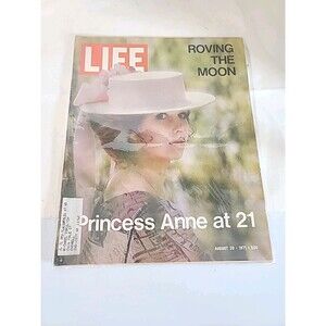 Vintage Life Magazine August 20 1971 Princess Anne  W/Protective Sleeve